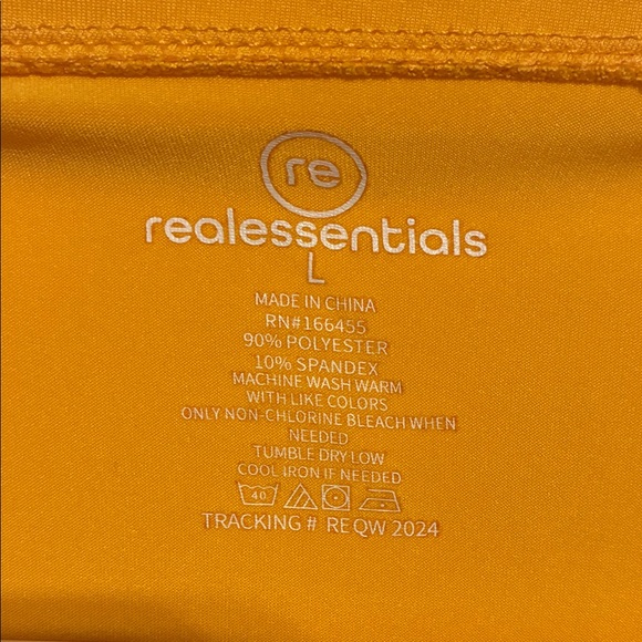 Essentials Mustard Long Sleeve Women's Top - Picture 2 of 3